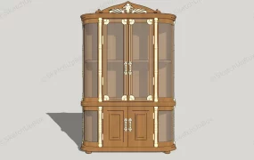 Antique French Display Cabinet
