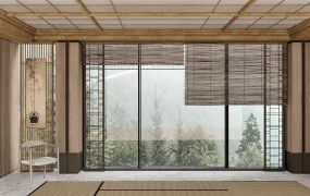 Rustic Bamboo Blinds