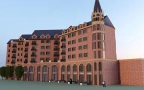 English Apartment Building