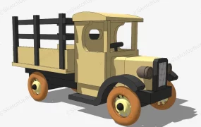 Wood Toy Truck
