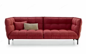 Red Fabric Sofa