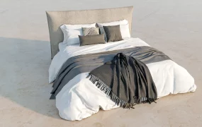 Upholstered Platform Bed