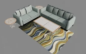 Classic Living Room Furniture Set