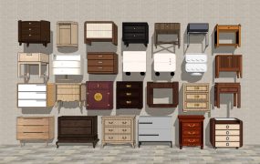 27 Nightstand Bedside Table Collection