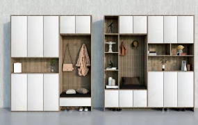 Mudroom Entryway Storage Cabinets With Bench