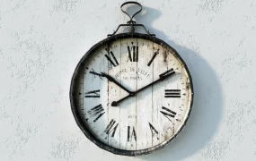Vintage Industrial Wall Clock