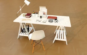 Minimalist Home Office Desk And Chair