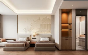 Standard Twin Bed Hotel Room