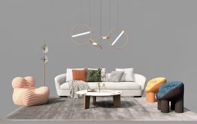 Living Room Sofa And Coffee Table Set