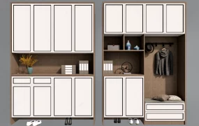 Modern Hallway Storage Units