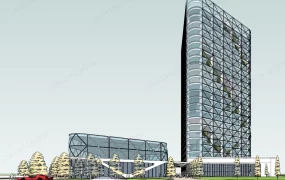 Modern Business Building Exterior