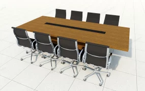 7 Piece Conference Table And Chairs