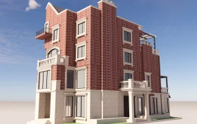 4 Story Brick House