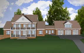 Craftsman Style Brick House