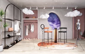 Clothing Boutique Retail Live Streaming Studio