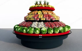 Vegetable And Fruit Display Shelves