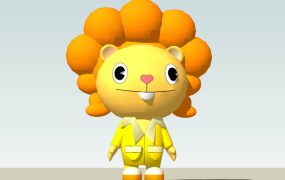 Lion Cartoon Character