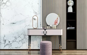 ‌Compact Makeup Vanity