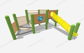 Outdoor Kids Playground Set