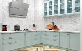 Light Green Kitchen Cabinets