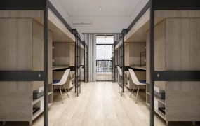 Modern Loft Bed Student Dormitory