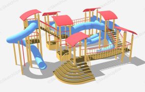 Toddler Outdoor Playset With Slide