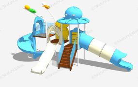 Colorful Children Playground Set