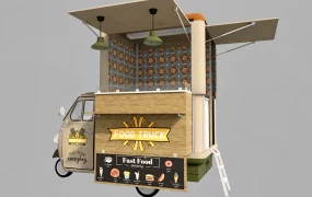 Electric Tricycle Food Truck