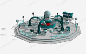 Troika Amusement Park Ride