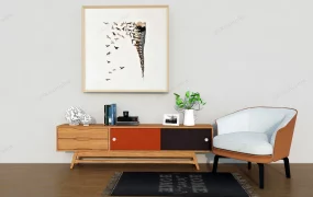 Art Deco Living Room Sideboard Cabinet