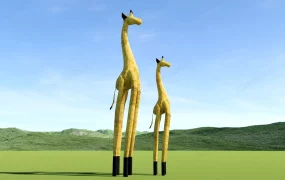 Giraffe Sculptures