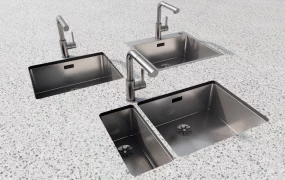 Undermount Kitchen Sinks With Faucets