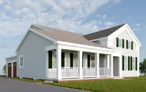 Modern Farmhouse With Porch