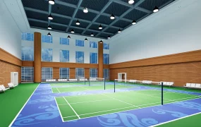 Indoor Badminton Court