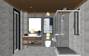 Country Bathroom Design Idea