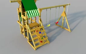 Toddler Climber And Swing Set