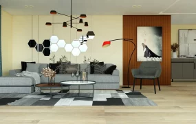 Comfortable Modern Living Room