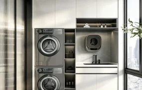 Balcony Laundry Area Design