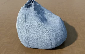 Blue Bean Bag Chair