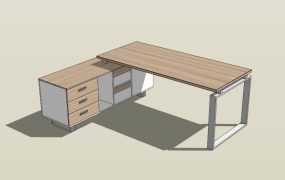 Office Table with Storage