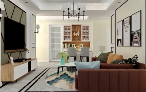 Living Room And Dining Room Combo