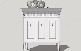Small White Sideboard