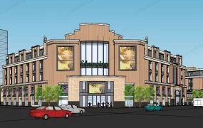 Commercial District Retail Buildings