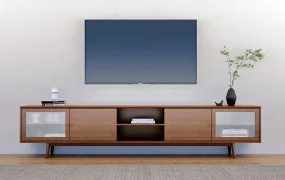 Minimalist Wooden TV Stand