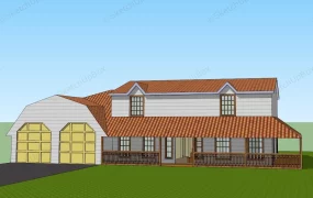 Modern Farmhouse With Garage
