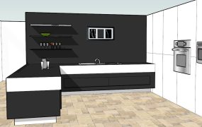 White & Black Kitchen Ideas