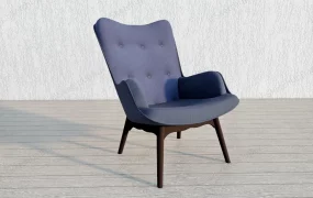 Fabric Lounge Chair