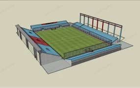 Soccer Field Stadium