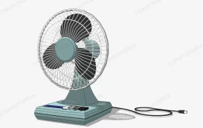 Retro Style Desk Fan