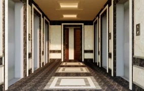 Office Building Elevator Hall